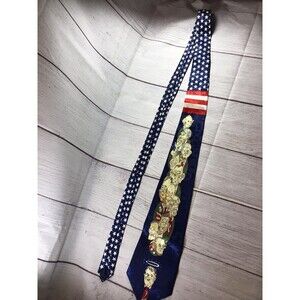 Vintage US Presidents Characture Faces Neck Tie